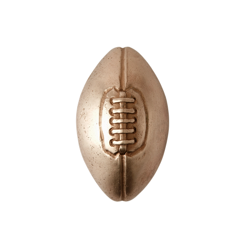 Whimsical American Football Silicon Bronze Cabinet Knob