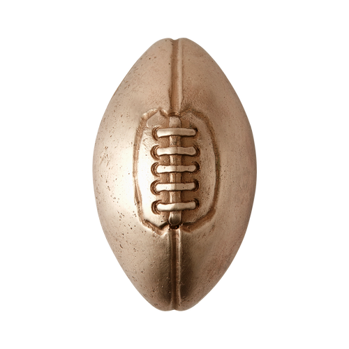 Whimsical American Football Silicon Bronze Cabinet Knob