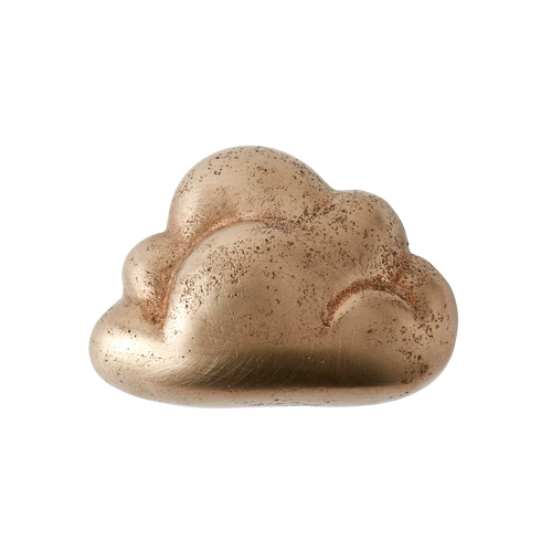 Whimsical Cloud Silicon Bronze Cabinet Knob