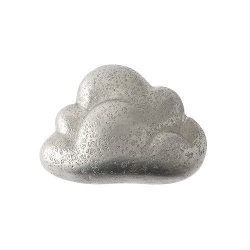 Whimsical Cloud White Bronze Cabinet Knob