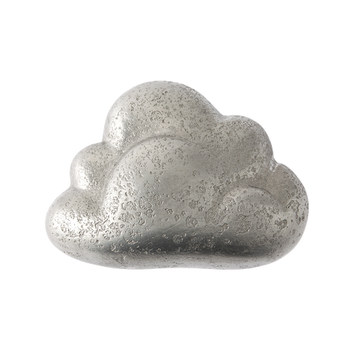 Whimsical Cloud White Bronze Cabinet Knob