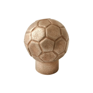 Whimsical Soccer Ball Silicon Bronze Cabinet Knob