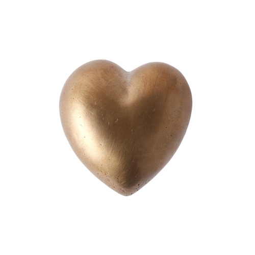 Whimsical Heart Silicon Bronze Cabinet Knob
