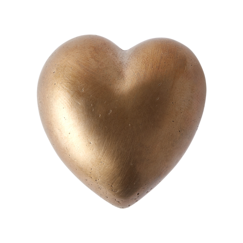 Whimsical Heart Silicon Bronze Cabinet Knob