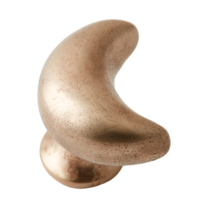 Whimsical Moon Silicon Bronze Cabinet Knob