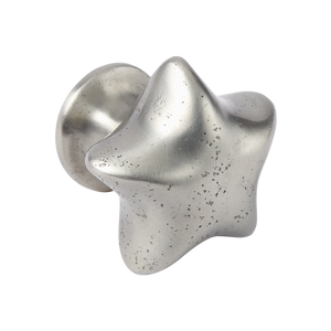 Whimsical Star White Bronze Wall Hook