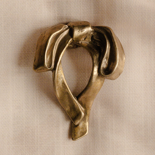 Whimsical Bow Silicon Bronze Cabinet Knob