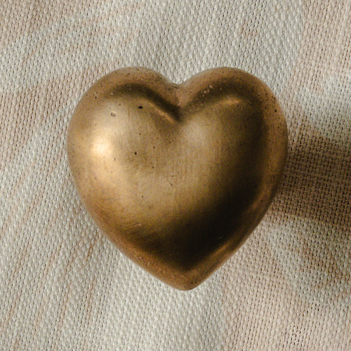 Whimsical Heart Silicon Bronze Cabinet Knob