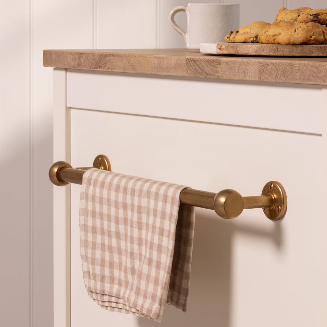 Cotswold Brass Kitchen Towel Rail