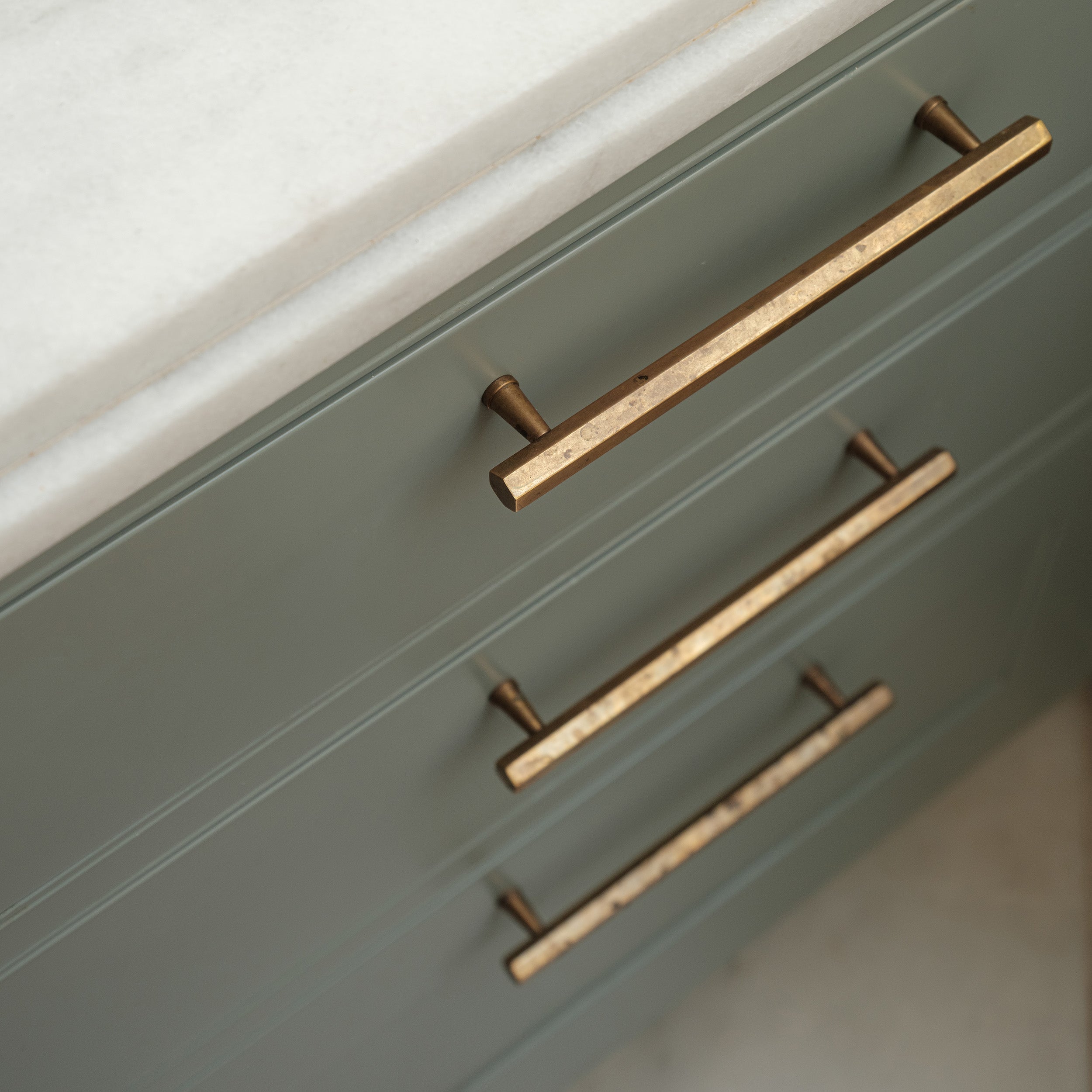 Crossways Solid Brass Pull Handle | Armac Martin