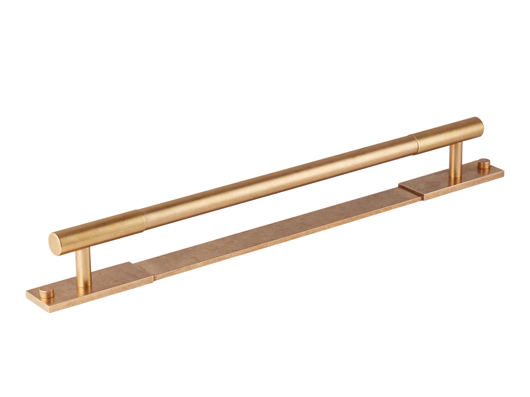 Sample of MIX Plain Appliance Pull Handle & Backplate