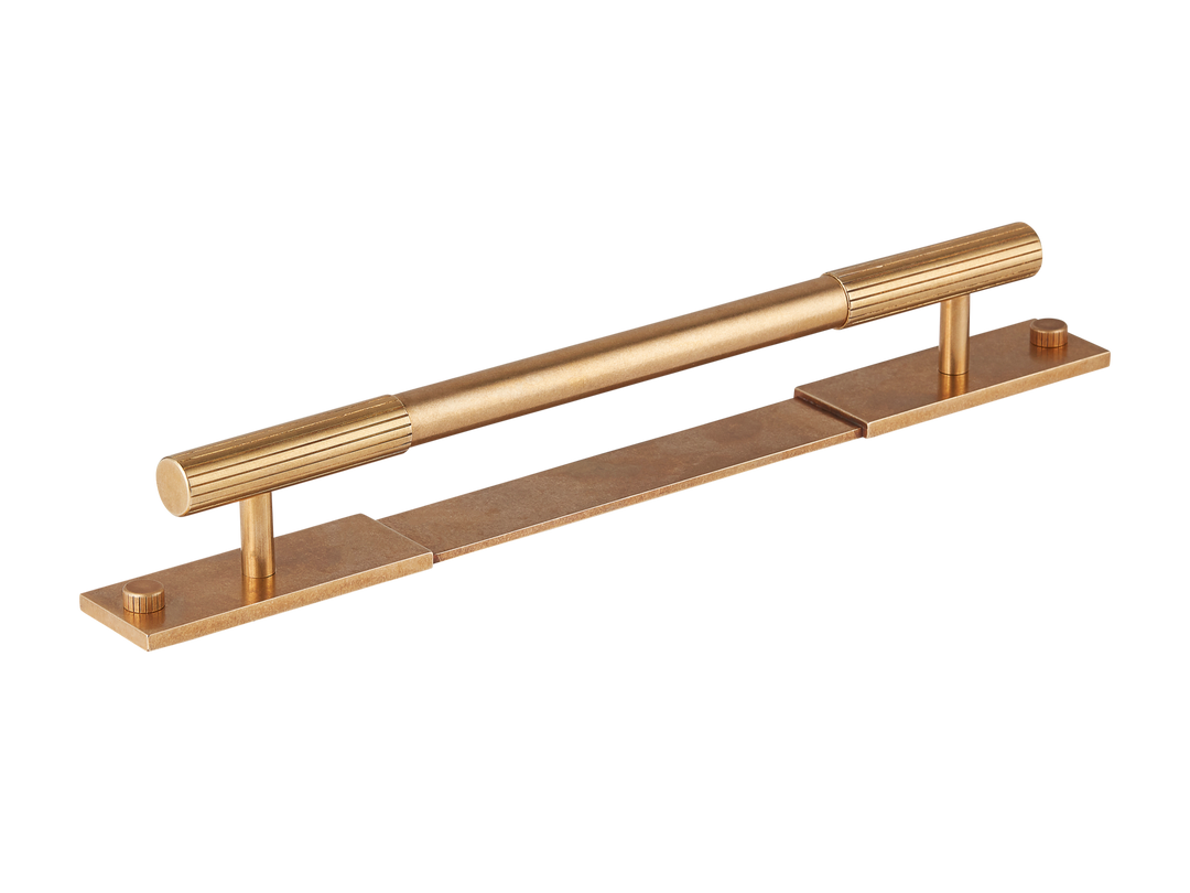 Sample of MIX Straight Knurled Pull Handle & Backplate
