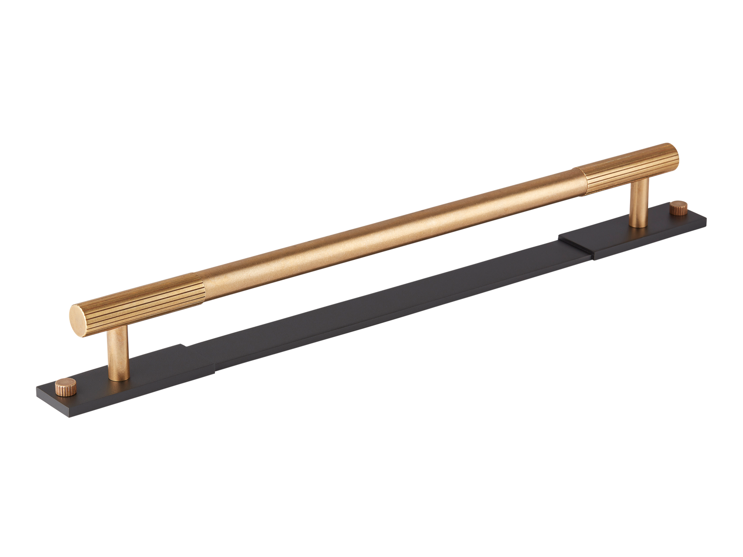 Product shown in our burnished brass (BEL) on matt black (MBL)  finish