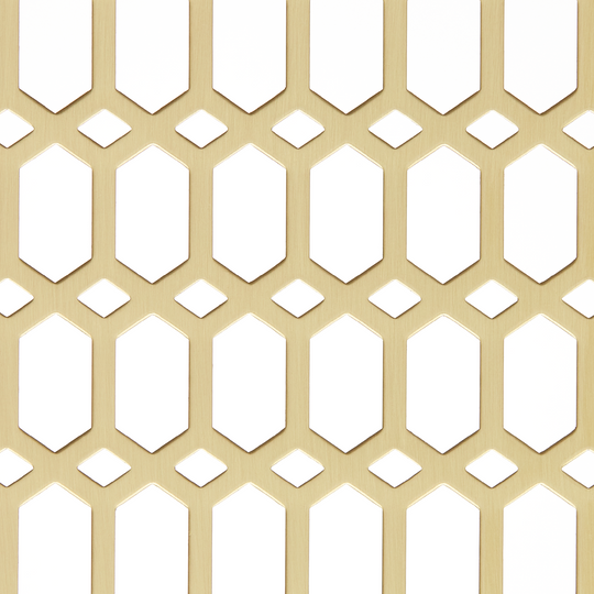 G207 Hexagonal Brass