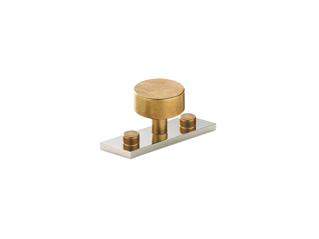 MIX Plain Cabinet Knob & Backplate addition Two