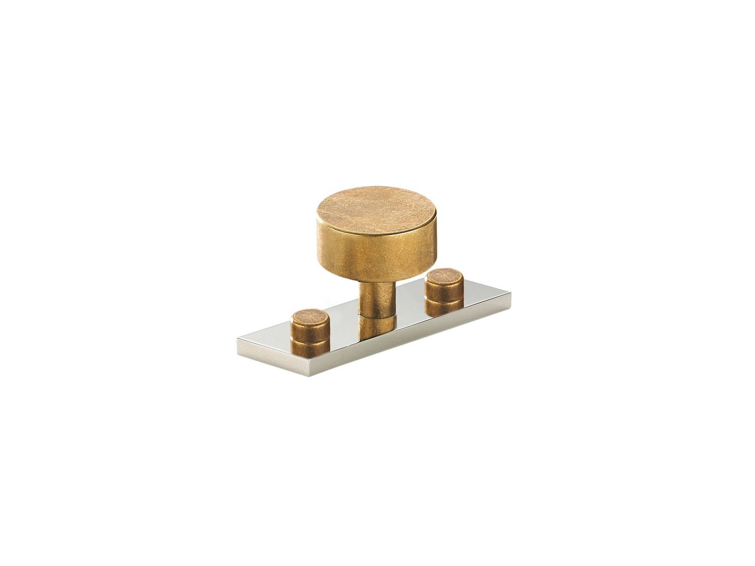 MIX Plain Cabinet Knob & Backplate addition Two