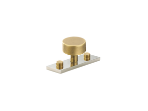MIX Straight Knurled Knob & Backplate Addition Two