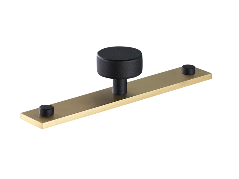 MIX Plain Cabinet Knob & Backplate